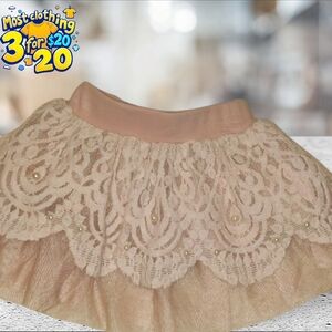 Mae li rose decorative skirt. Size 12-18 months